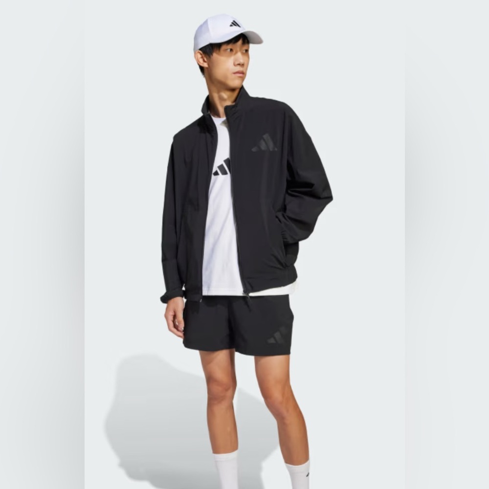 NWT [Adidas] Z.N.E. Woven Stretch Athletic Performance Black Shorts Mens XL/2XL - Picture 5 of 13